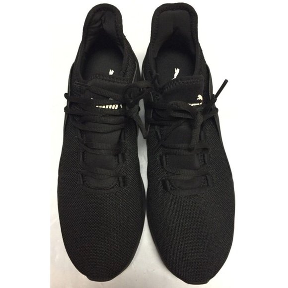 PUMA Men's Electron Street Mesh Sneaker, Black/Black/Black Sizes 10.5 & 13 - Picture 1 of 8